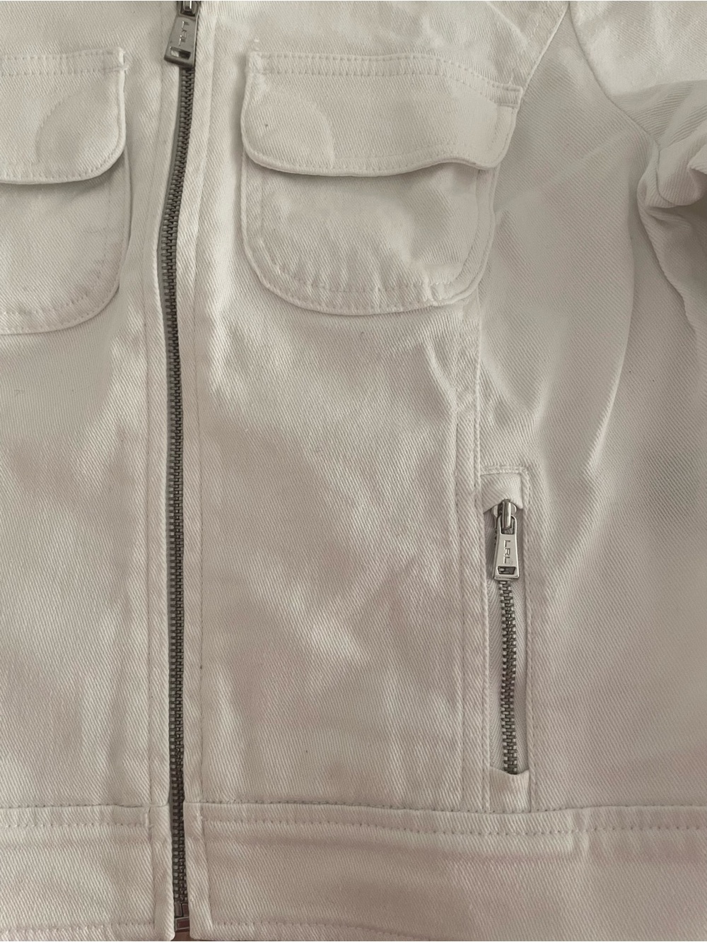 RALPH LAUREN 
White Women's Jean Jacket Size PXS - Picture 7 of 10
